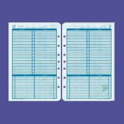 Daytimer/Acco Brands Inc. Planner Refill For Flavia Cal, Jan-Dec, 1PPD, 5-1/2 x8-1/2 (DTM09451)