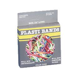 Baumgarten's PlastiBands, Size 2-1/8 , 200/BX, Assorted Colors (BAUSF5000)
