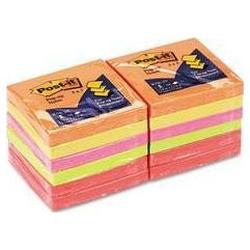 3M Post-it® Pop-Up 3 x 3 Note Pad Refills, Neon Colors, 12/Pack (MMMR33012AN)
