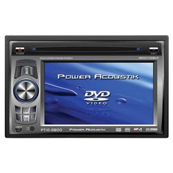 Power Acoustik PTID-5800 5.8 Wide Touch Screen Double-din In-Dash TFT Monitor/DVD/AM/FM