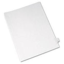 Avery-Dennison Preprinted Legal Side Tab Dividers, Tab Title X, 11 x 8-1/2, 25/Pack (AVE82186)