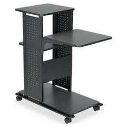 Creative Office Seating Presentation Stand, 18w x 36d x 38-1/2h, Black/Gray (TIF1010PCANTFLK)