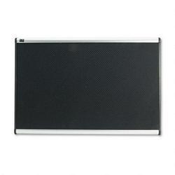 Quartet Manufacturing. Co. Prestige® Black Embossed Foam Bulletin Board, 36 x 24, Aluminum Frame (QRTB343A)