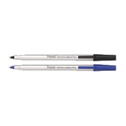 PM COMPANY Preventa® Antimicrobial Ballpoint Pen, Medium Point, Black Ink, Dozen (PMC05097)