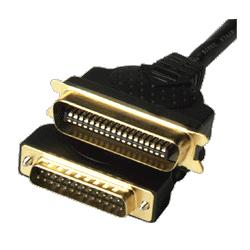Compucessory Printer Cable, Parallel, 6' Long, Black (CCS55180)