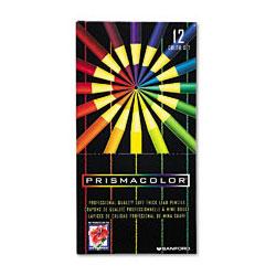 Faber Castell/Sanford Ink Company Prismacolor® Thick Lead Art Pencils, 12-Color Set (SAN03596)