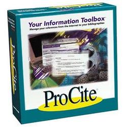ISI RESEARCHSOFT ProCite v.5.0 - Complete Product - Standard - 1 User - PC