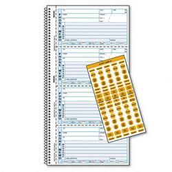 Rediform Office Products Professional Line™ Phone Memo Book, Four 2-3/4 x 5-3/4 Forms/Page, 400/Book (RED50176)