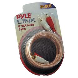 Pyle Link Series Audio Cable - 2 x RCA - 2 x RCA - 6ft