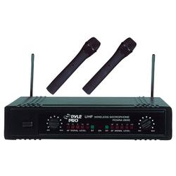 Pyle PDW-M2600 Dual UHF Wireless Microphone System