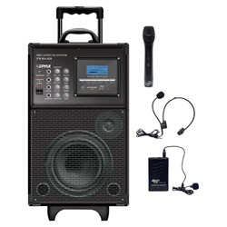 Pyle PWM-A820 Battery Powered PA System with MP3 Player and Wireless Mic