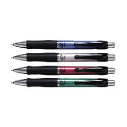 Pilot Corp. Of America Q7 Retractable Needle Point Pen, Green Barrel/Black Ink (PIL36294)