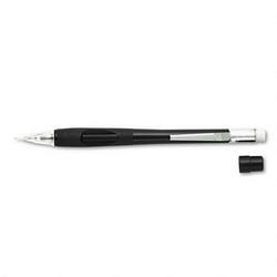 Pentel Of America Quicker Clicker™ Automatic Pencil, .5mm Lead, Solid Color Black Barrel (PENPD345A)