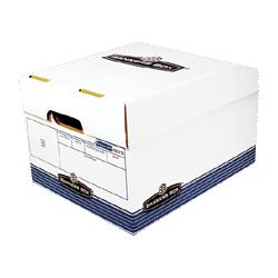 Fellowes Manufacturing R-Kive Storage Box,10 x12 x15 ,3 D Lift-off Lid,BK/BE (FEL0077101)