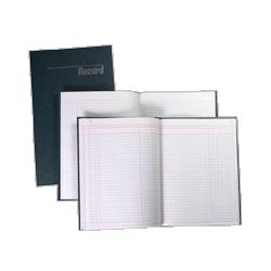 Tops Business Forms Record Book,Green Paper with Black Cover,10-3/8 x8-3/8 ,150 Pg (TOPR24231)