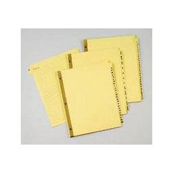 Avery-Dennison Recycled Gold Reinforced Preprinted Laminated Tab Dividers, 1-31 Tab Titles (AVE11308)