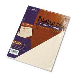 Geographics Recycled Parchment Naturals™ Collection Postcards, 65-lb., 5-1/2 x 4-1/4, 200/Pack (GEO45172)