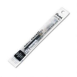 Pentel Of America Refill for EnerGel® Retractable/Deluxe Liquid Gel Pens, Med/Needle Tip, Black (PENLRN7A)