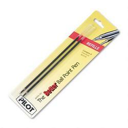 Pilot Corp. Of America Refills for Pilot Nonretractable Ballpoint Pens, Fine Point, Red Ink, 2/Pack (PIL77217)