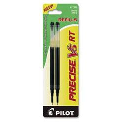 Pilot Corp. Of America Refills for Precise V5 RT Rolling Ball Pens, Extra Fine Point, Black Ink, 2/Pack (PIL77273)