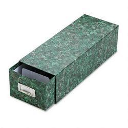 Esselte Pendaflex Corp. Reinforced Board 3 x 5 Card File with Pull Drawer, Green Marble (ESS39732)