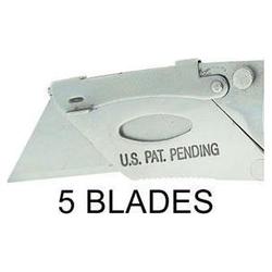 Sheffield Mfg Replacement Blades For Mini Lockback Utility Knife, 5 Pk