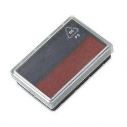 Consolidated Stamp Replacement Ink Pad for 2000 Plus Micro Dater, Blue/Red (COS062072)