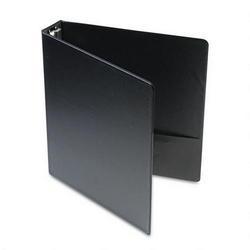 Universal Office Products Round Ring Binder, Suede Finish Vinyl, 1-1/2 Capacity, Black (UNV33401)