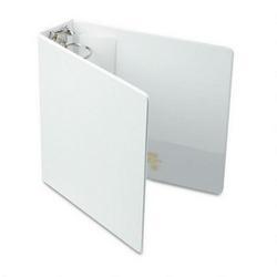 Universal Office Products Round Ring Economy Vinyl View Binder, 3 Capacity, White (UNV20992)
