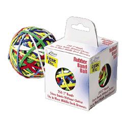 Alliance Rubber Rubber Band, Ball, 2 , 250 Bands, Assorted (ALL00159)