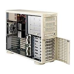 SUPERMICRO COMPUTER SC742 T-650 - SYSTEM CABINET - TOWER - EXTENDED ATX - POWER SUPPLY - 650 WATT -
