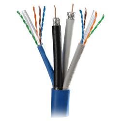 SCP Wire & Cable HNC-8 Dual CAT-6 with Dual Quad Shield RG6 Cable