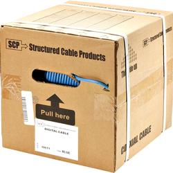 SCP Wire & Cable RG6/3.0GHZ-500BL 3.0GHz RG6 Coaxial Cable (500'')