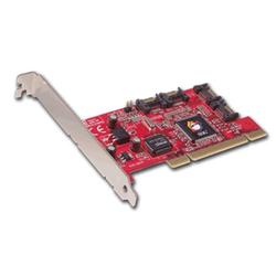 SIIG INC SIIG 4-Channel Serial ATA PCI Adapter - 4 x 7-pin Serial ATA/150 Serial ATA - PCI