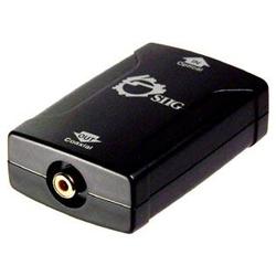 SIIG INC SIIG Toslink to Coaxial Adapter - Digital Optical audio adapter