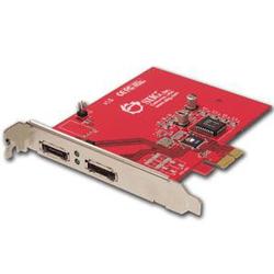 SIIG INC SIIG eSATA II PCIe Pro RAID Controller - 2 x 7-pin eSATA Serial ATA/300 External SATA External - PCI Express x1