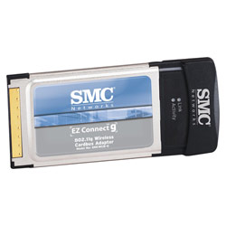 SMC EZ Connect g Wireless Cardbus Adapter - 2.4GHz - SMCWCB-G