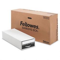 Fellowes Manufacturing STOR/DRAWER® STEEL PLUS™ File, Check Size, 9-1/4x4-3/8x23-1/2, White, 12/Ctn (FEL00302)