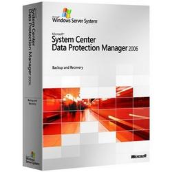 Microsoft SYSTEM CENTER DATA PROTECTION MANAGER 2006 - COMPLETE PACKAGE - 3 SERVERS - CD -