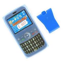 Wireless Emporium, Inc. Samsung Blackjack SGH-I607 Silicone Case w/Clip (Trans. Blue)