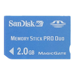 SanDisk Corporation SanDisk 2GB Memory Stick PRO Duo (SDMSPD-2048-A11)