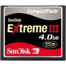 SanDisk 4GB Extreme III CompactFlash Card - 4 GB (SDCFX3-4096-901)