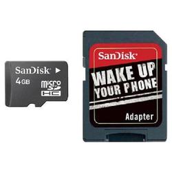 SanDisk 4GB microSD High Capacity (microSDHC) Card - 4 GB
