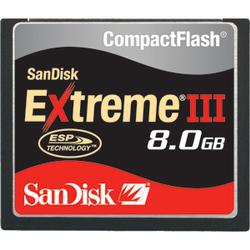 SanDisk 8GB Extreme III Compact Flash Card