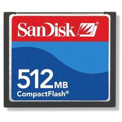 SanDisk Standard 512MB CompactFlash Card - 512 MB