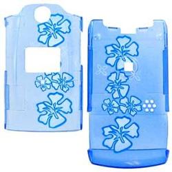 Wireless Emporium, Inc. Sanyo 6600/Katana Transparent Blue Hawaii Snap-On Protector Case Facep