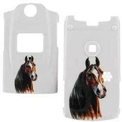 Wireless Emporium, Inc. Sanyo 6600/Katana White Horse Snap-On Protector Case Faceplate
