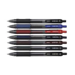 Zebra Pen Corp. Sarasa Gel Ink Pen, Retractable, Fine Point, .5mm, Black (ZPC46710)