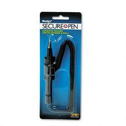 Mmf Industries Scabbard Style Wedgy® Coil Counter Pen, Medium Point, Blue Ink (MMF2584512B04)