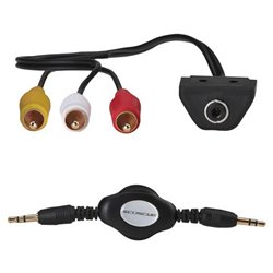 Scosche DCAXUV Video RCA Input with 3.5mm Cable